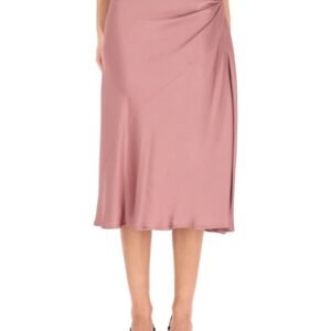 DRAPED MIDI SKIRT