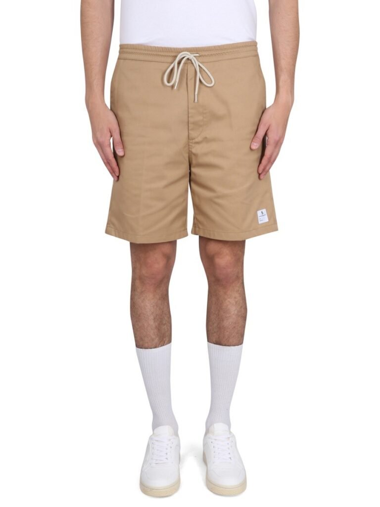DRAWSTRING BERMUDA SHORTS