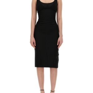 DRESS WITH BUCKLES