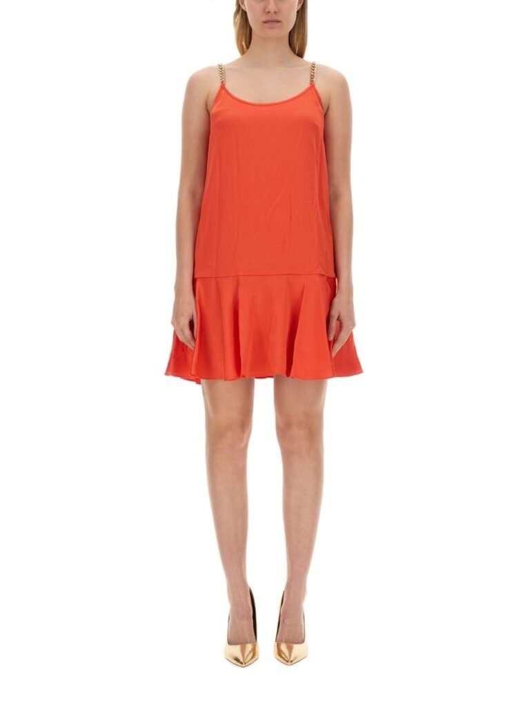 DRESS WITH CHAIN STRAPS