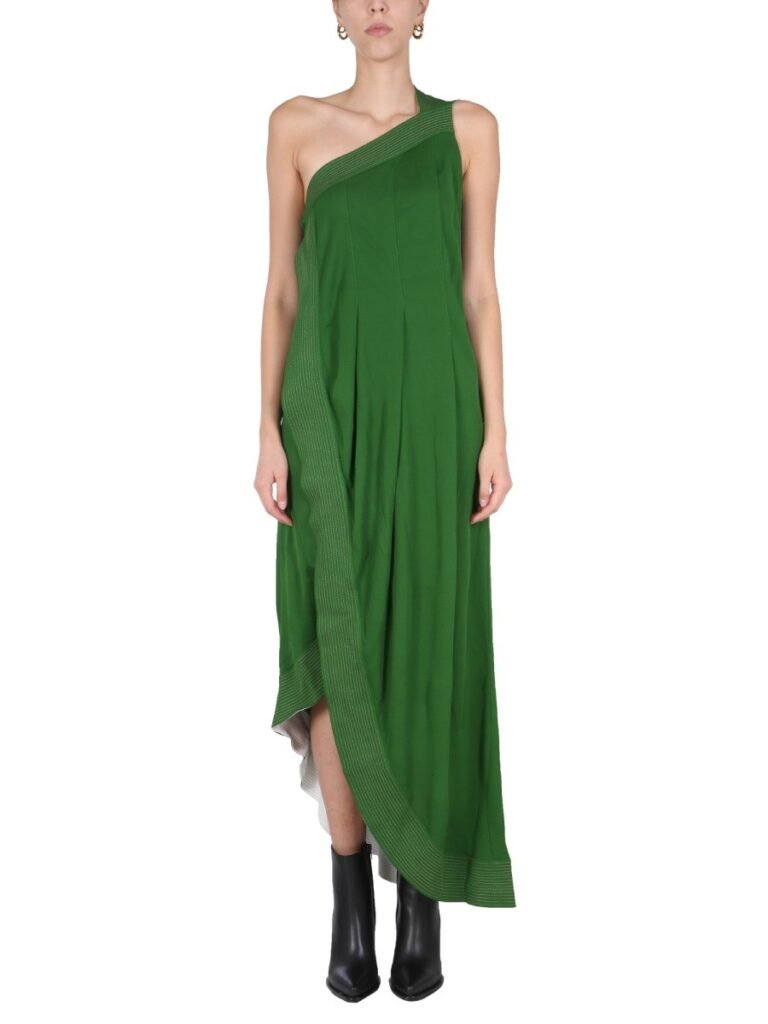 DRESS WITH CONTRASTING STITCHING