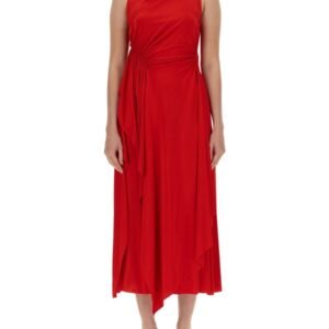 DRESS WITH DRAPE