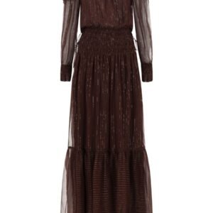 DRESS WITH RUFFLES AND FLOUNCES