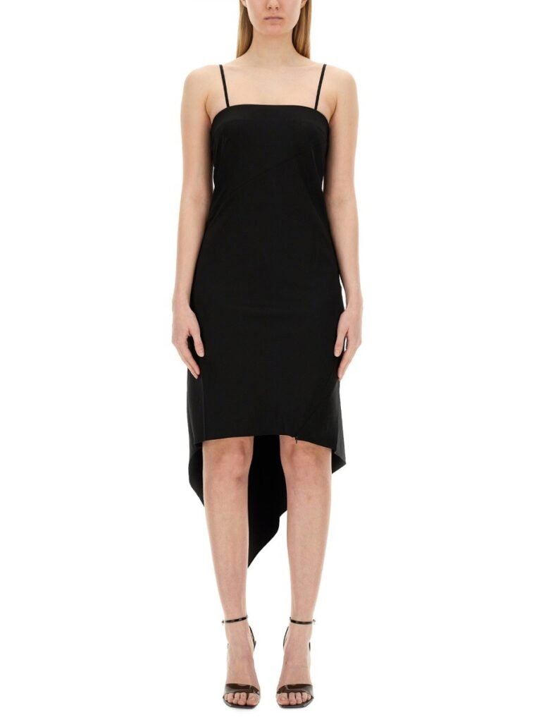 DRESS WITH SCARF HEM