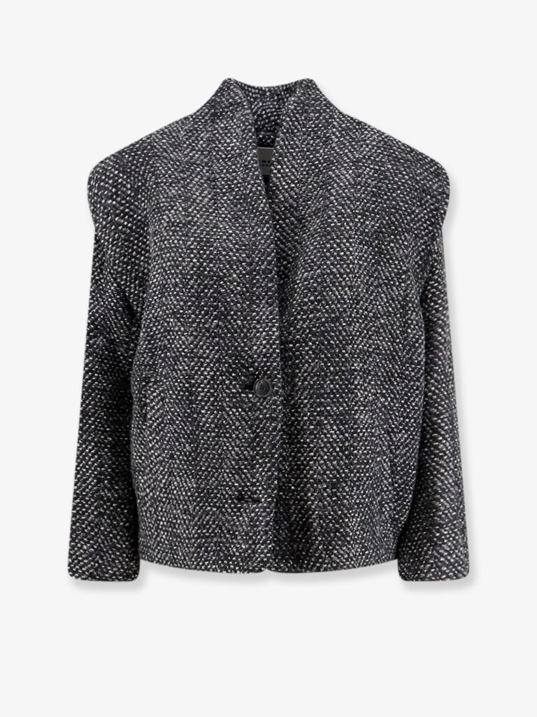 Drogo mélange fabric coat