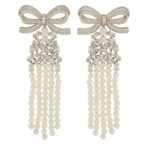 DROP EARRINGS WITH BOW