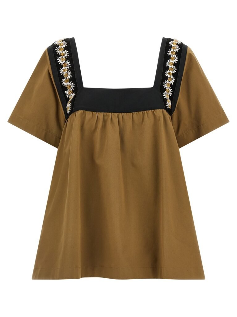 Embroidery top