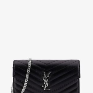 Envelope leather wallet crossbody bag