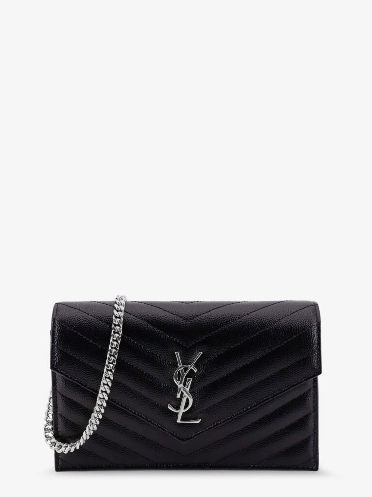 Envelope leather wallet crossbody bag