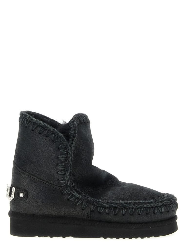 'Eskimo 18 Rhinestone Logo' ankle boots