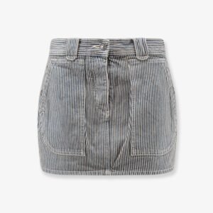 Estera cotton skirt with striped pattern