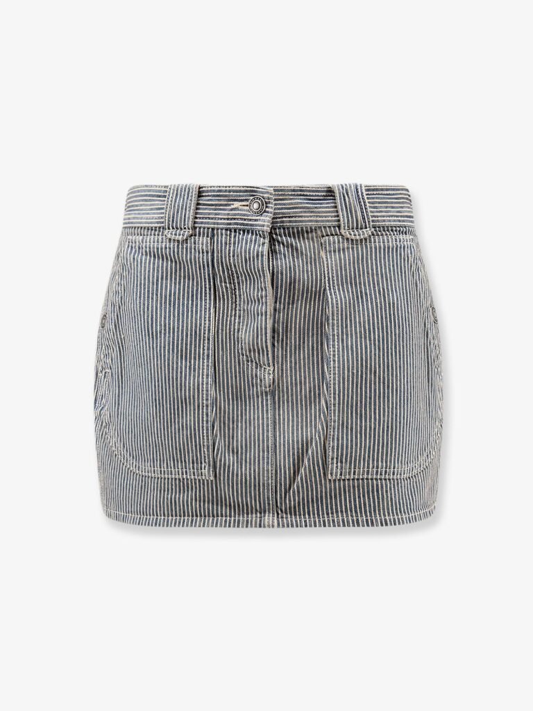 Estera cotton skirt with striped pattern