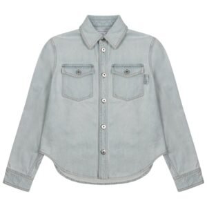 "EXTRA BLEACH" DENIM SHIRT