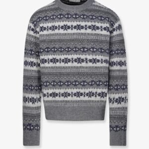 Fairisle wool blend sweater