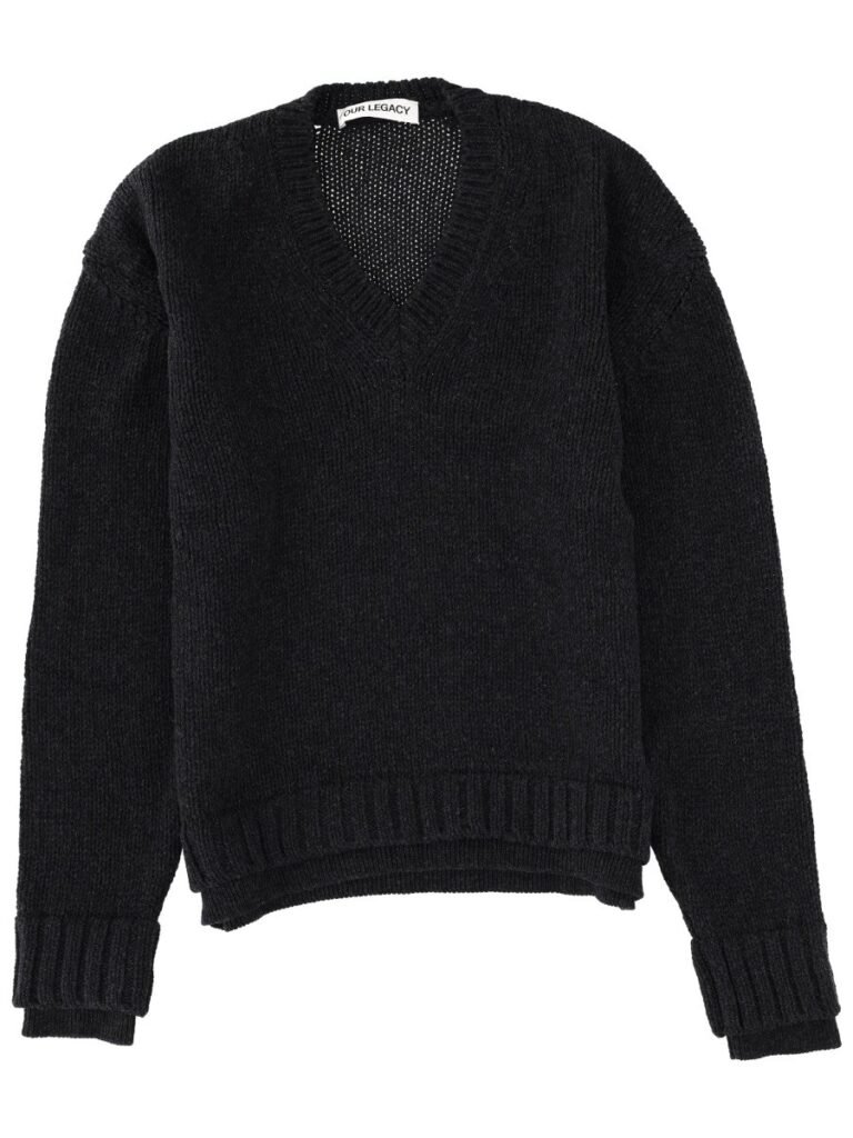 "FALSE V-NECK" SWEATER