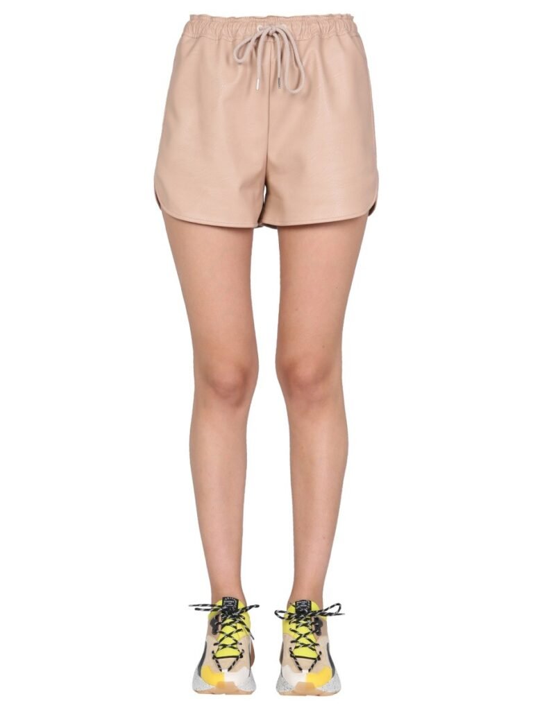 FAUX LEATHER SHORTS