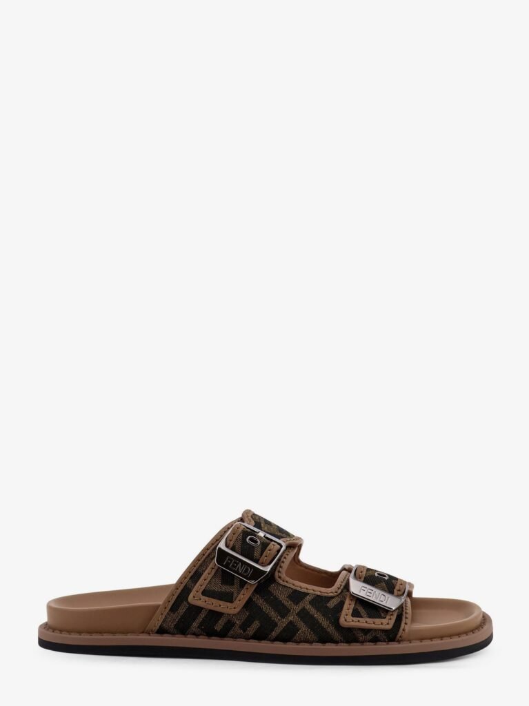Feel sandals in FF jacquard fabric
