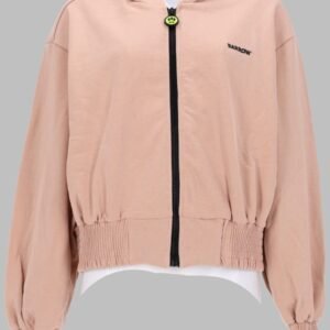 FELPA CON ZIP E CAPPUCCIO
