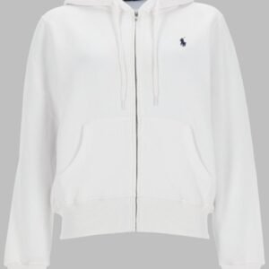FELPA CON ZIP E LOGO