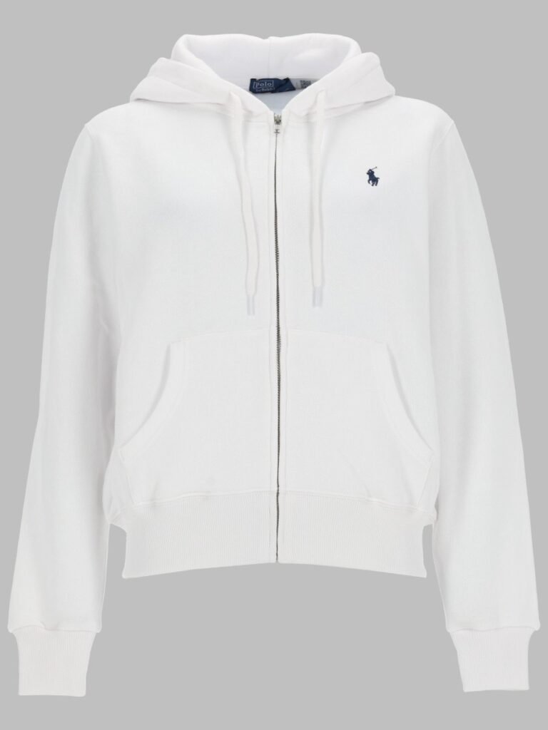 FELPA CON ZIP E LOGO