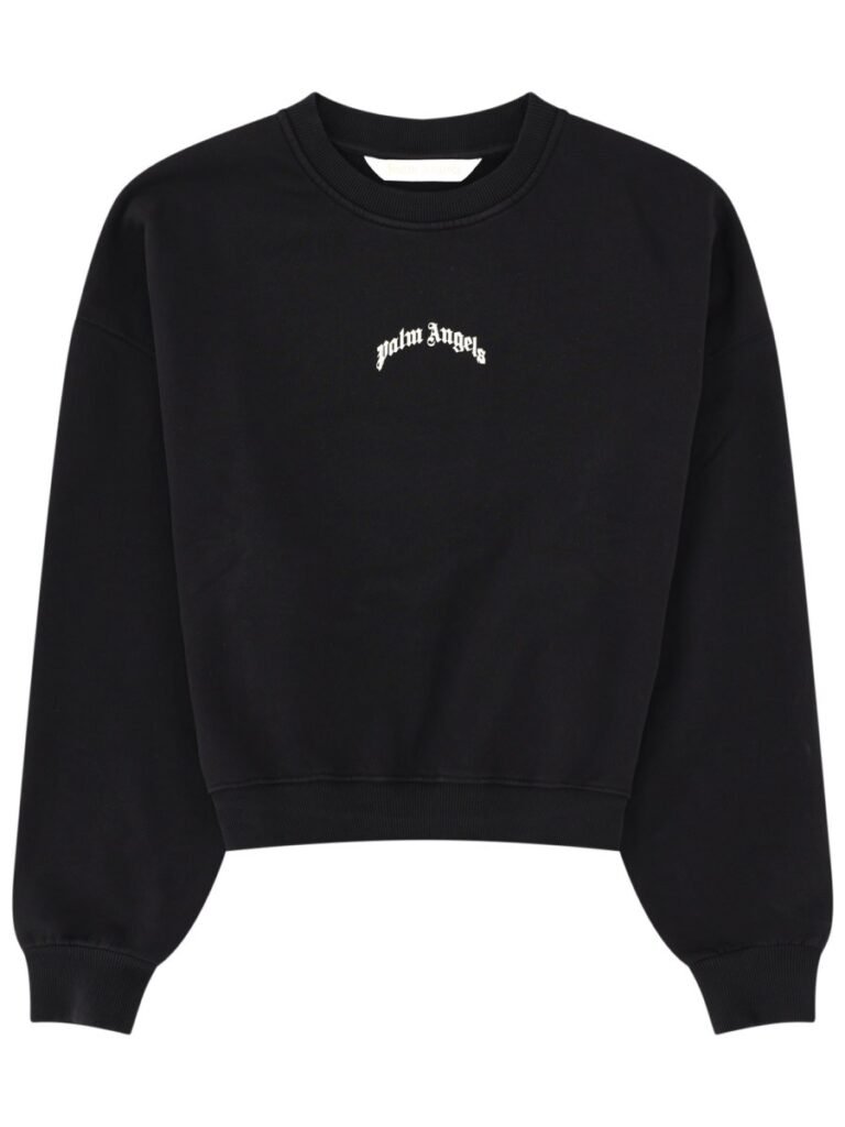 FELPA CROP CON LOGO