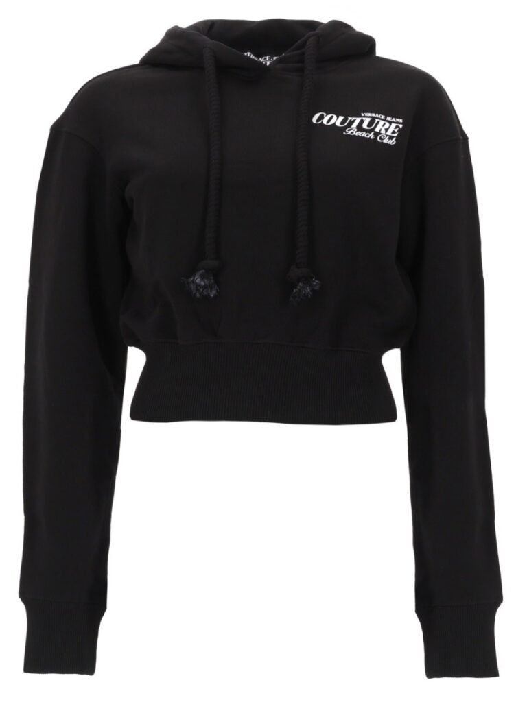 FELPA CROP CON LOGO