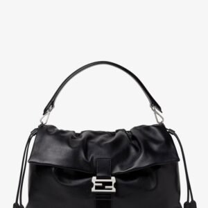 Fendi Flux Maxi Messenger leather crossbody bag