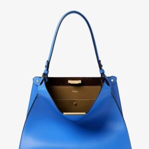Fendi Way Medium leather shoulder bag with contrasting lining