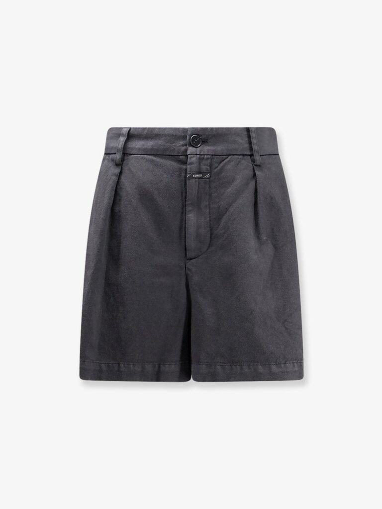 Fevyl cotton and linen blend shorts