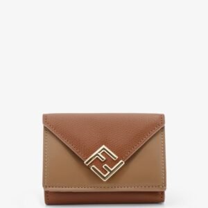 FF Diamonds Micro Trifold Leather Wallet