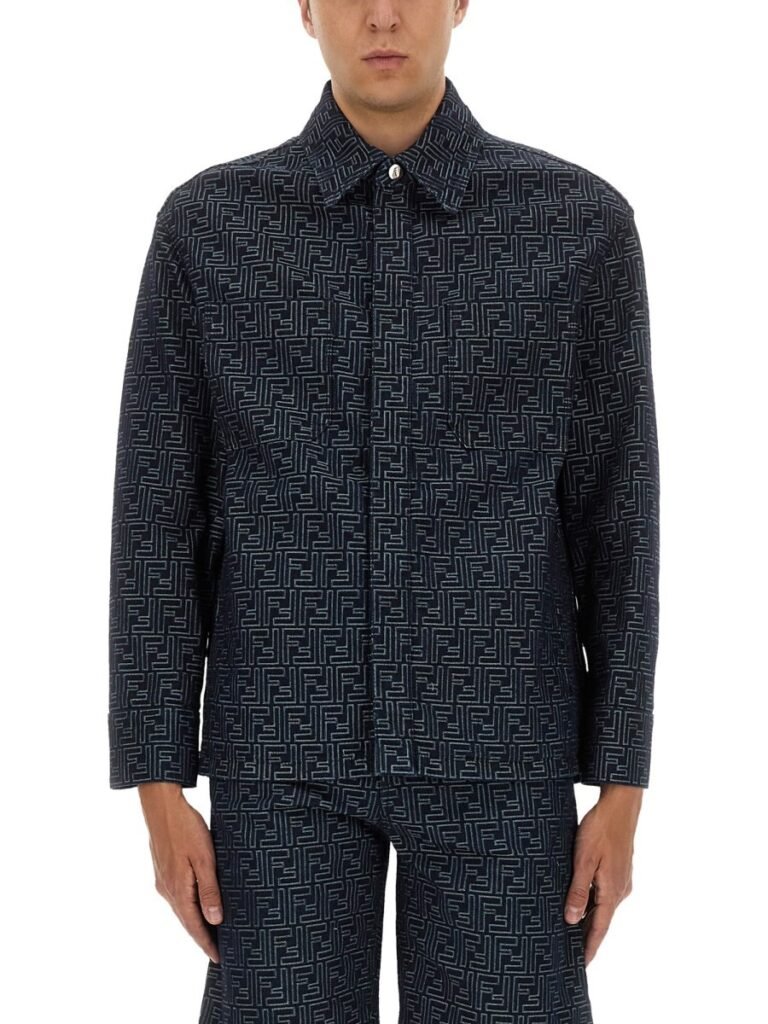 FF JACQUARD DENIM SHIRT