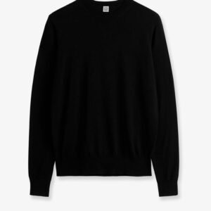Fine Crew Knit wool and silk blend sweater