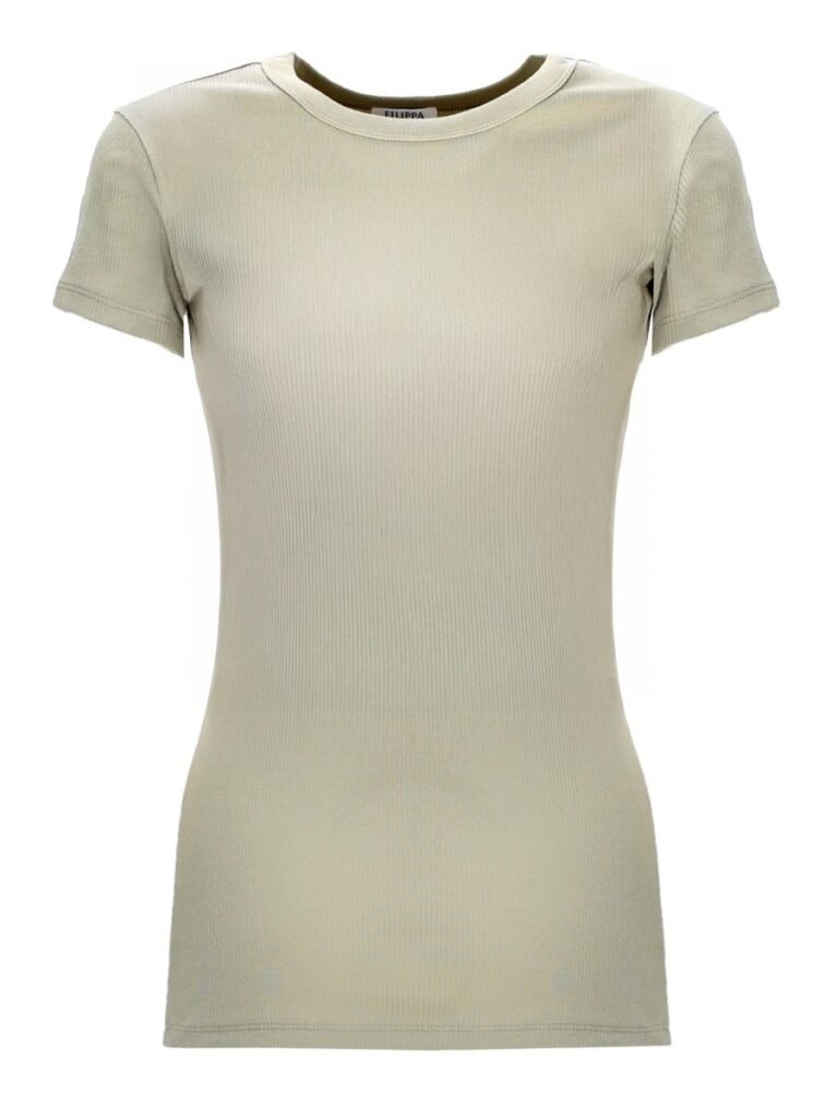 "FINE RIB" T-SHIRT