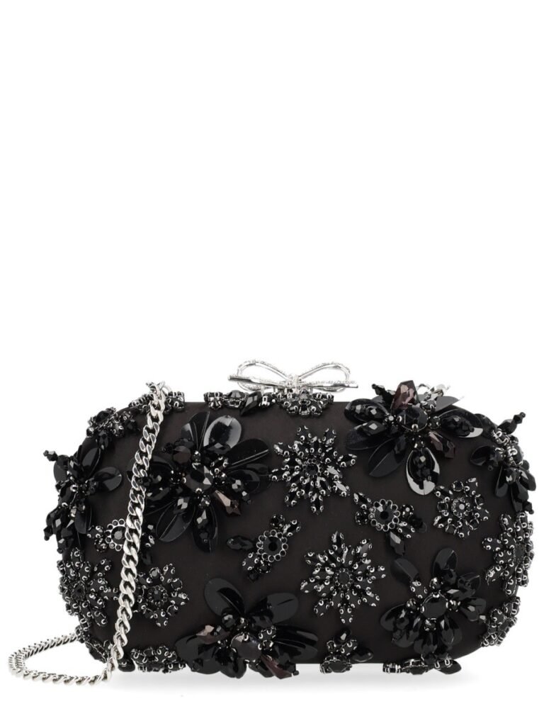 "FLORAL CRYSTAL" CLUTCH BAG