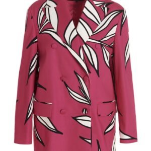 Floral print blazer jacket