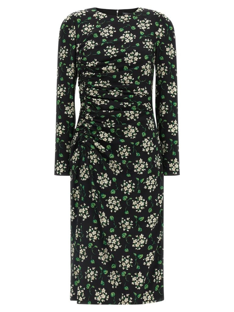 Flower print dress