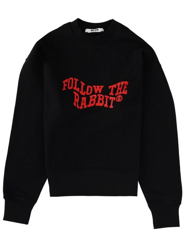 "FOLLOW THE RABBIT" SWEATSHIRT