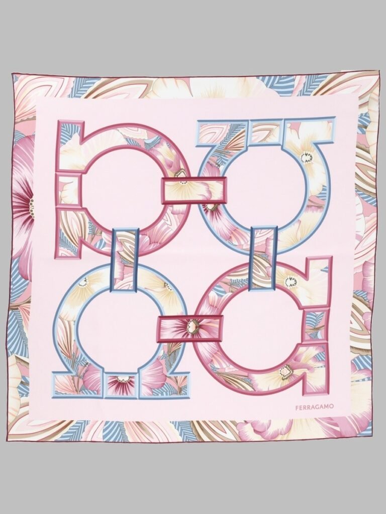 FOULARD A FIORI "GANCINI"