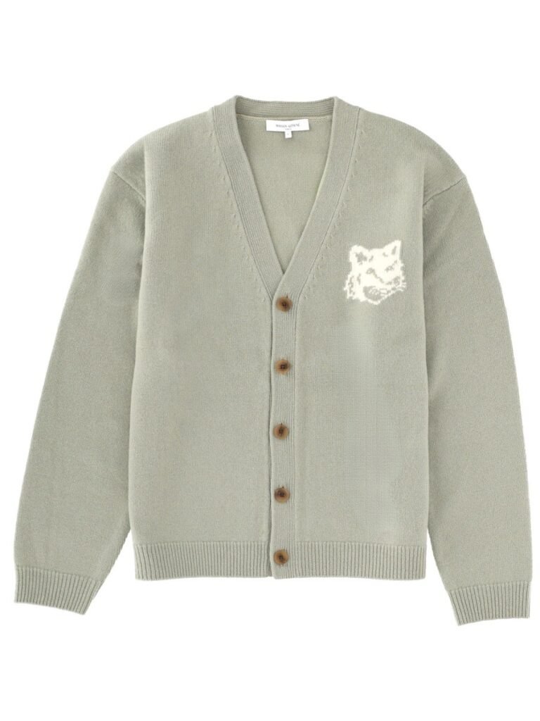 "FOX HEAD" CARDIGAN