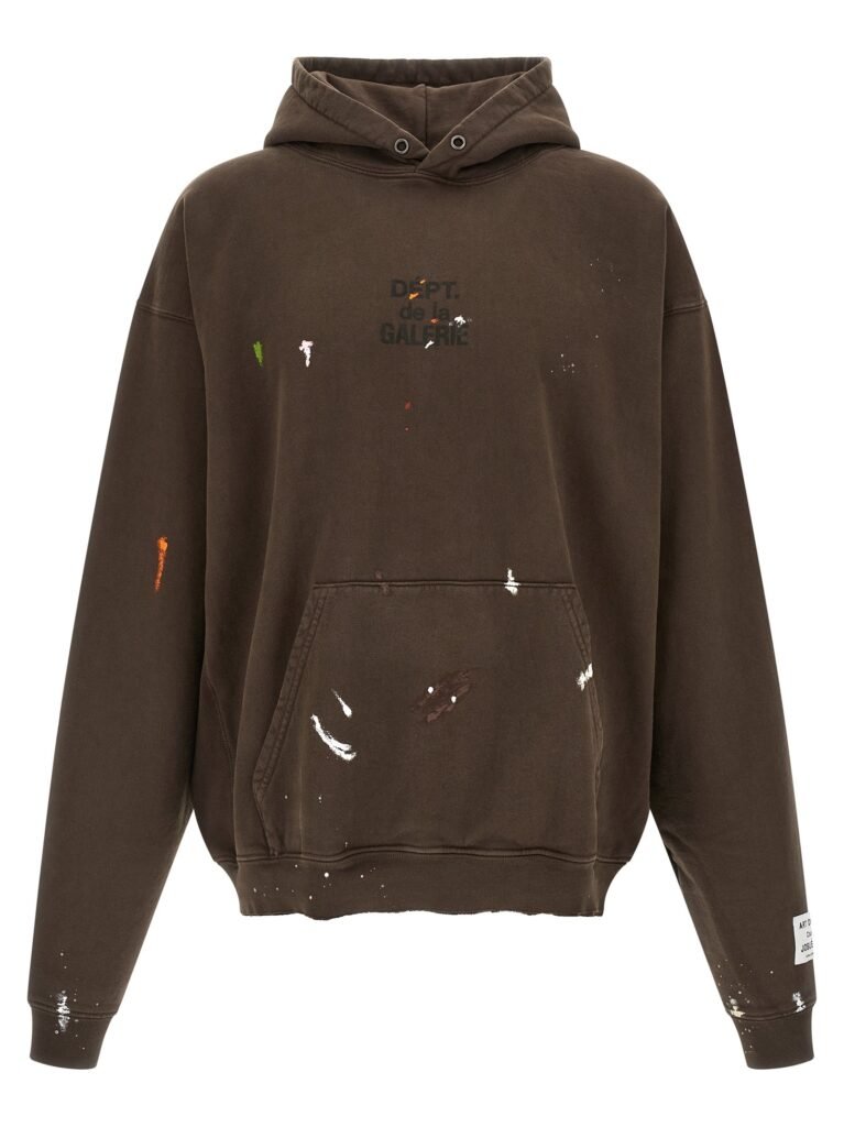 'French Logo Painted' hoodie