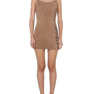 FUZZY DRESS WITH LOGO