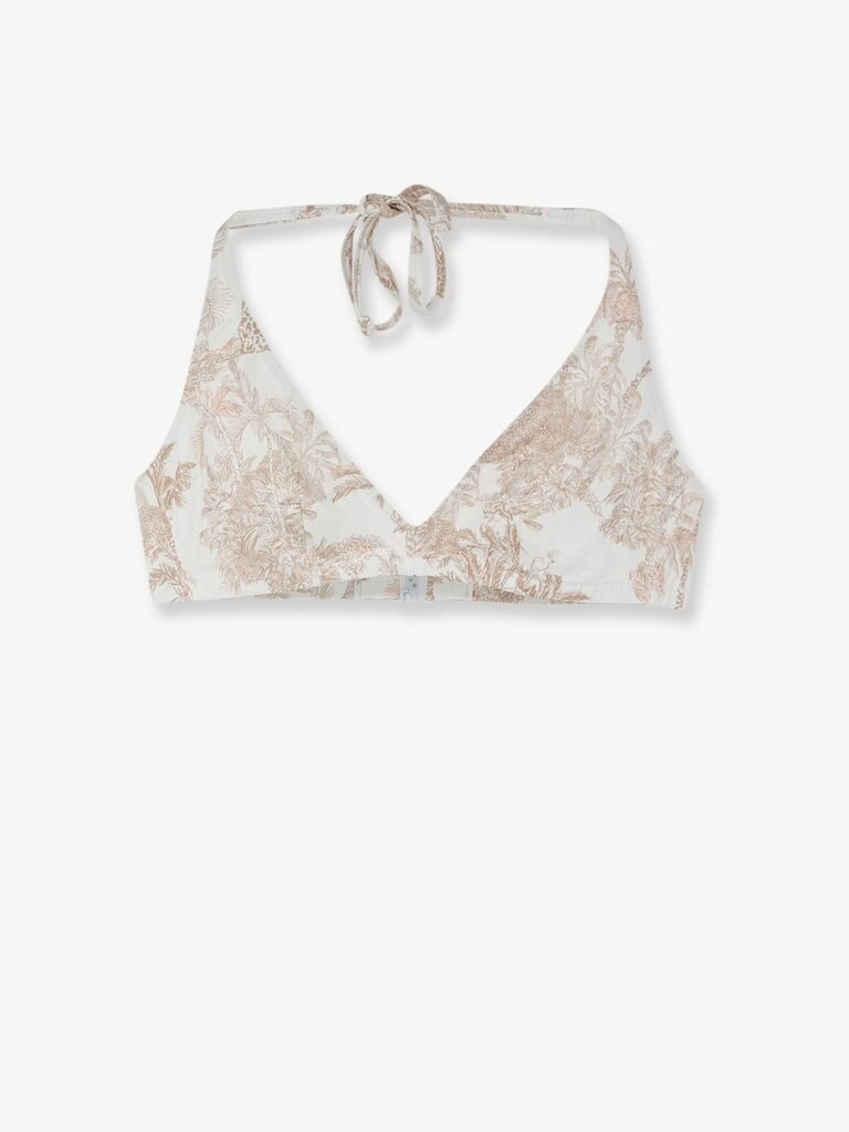 Gaia Bikini Top with Jungle Oceania print