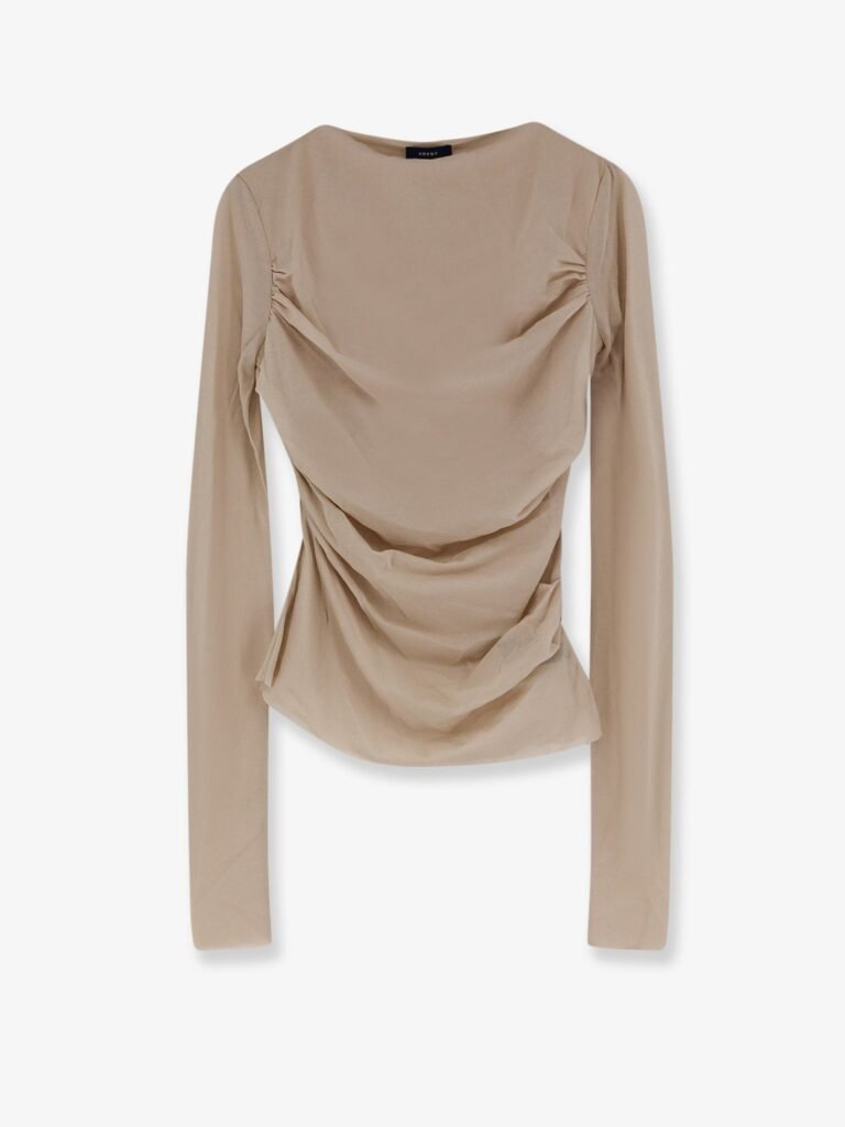 Gaia extra-fine cotton crêpe top