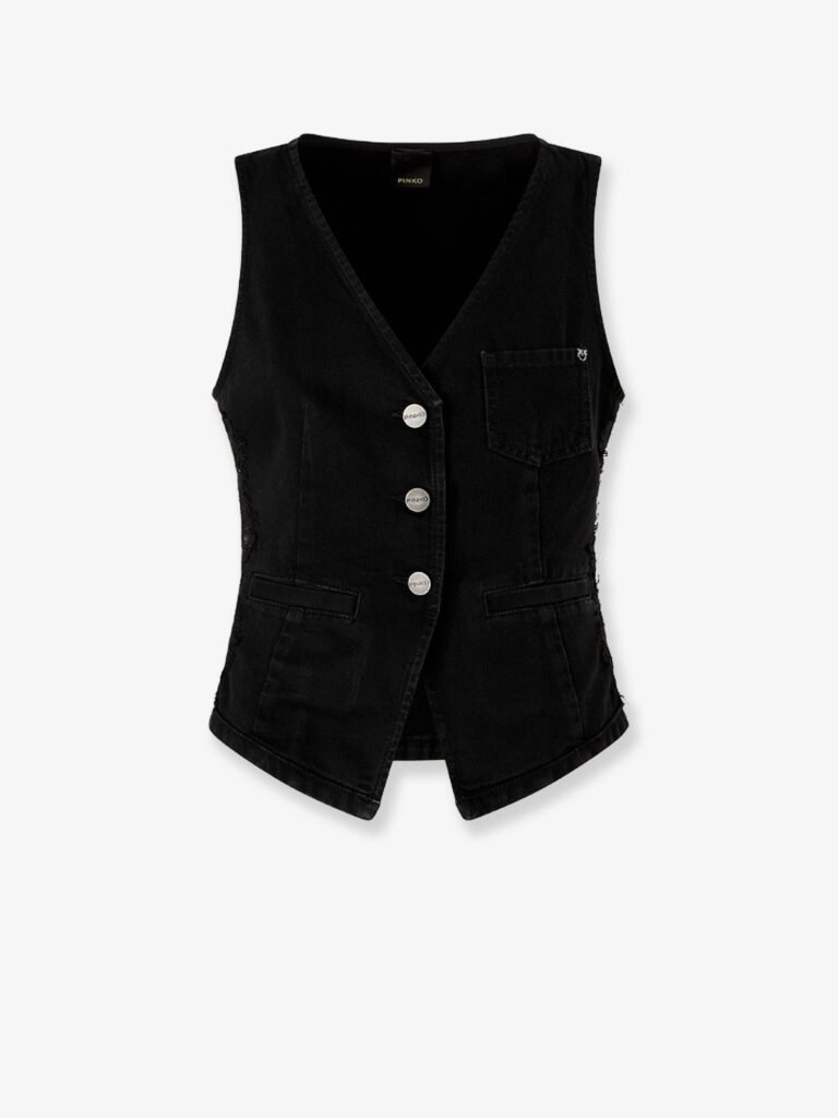 Gardener cotton vest with laces profiles