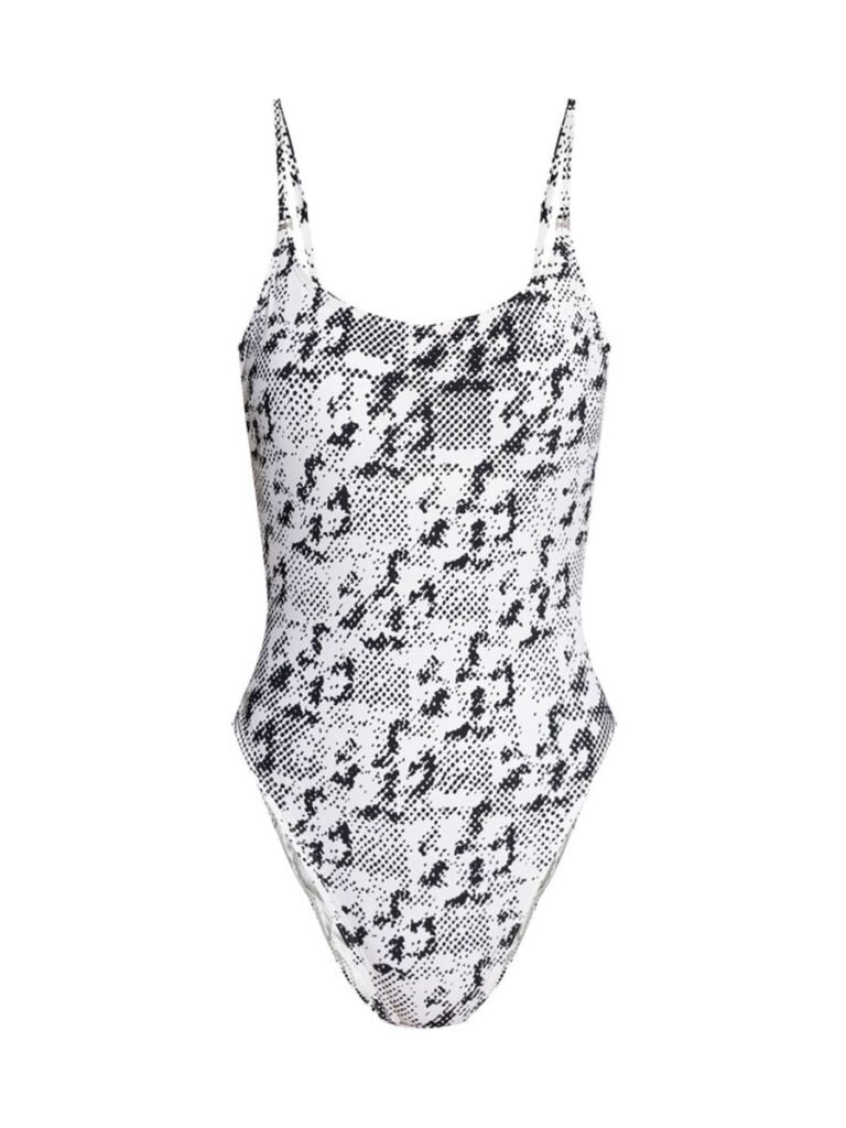 "GEMINI LINK" ONE-PIECE SWIMSUIT
