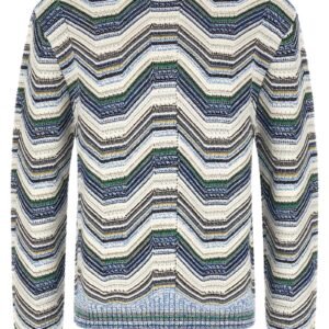 Geometric zig zag sweater