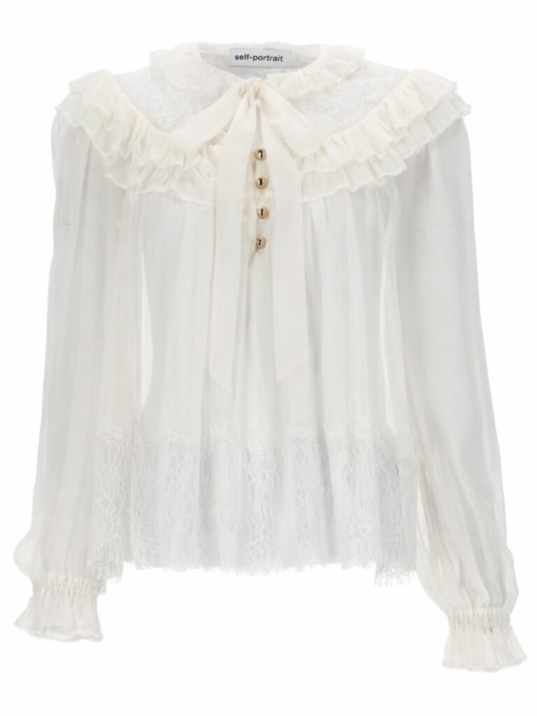 GEORGETTE BLOUSE WITH RUFFLES