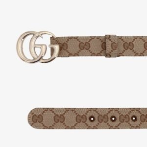 GG Marmont coated canvas belt