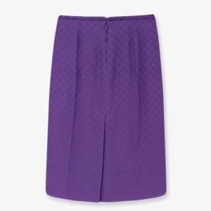 GG silk skirt