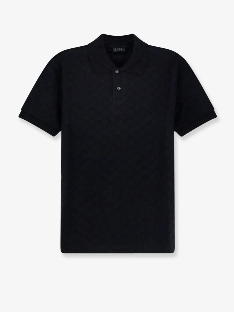 GG viscose blend polo shirt